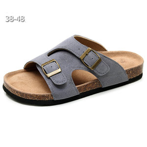 Sandalias de Playa Cómodas de Alta Calidad para Mujer y Hombre, Sandalias de Corcho PU con Suela de <span class=keywords><strong>EVA</strong></span>, Talla Grande, Estilo Casual - Product Image 3