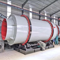 Sécheur à trois tambours écoénergétique 10 TPH Sécheur rotatif pour fibres de palmier et balle de riz