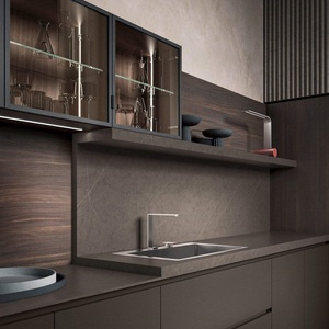 Gabinetes de Cocina Modernos de Madera Sólida Hechos a Medida de Alta Calidad, Diseño Americano Estándar para Juego de Muebles de Cocina - Product Image 5
