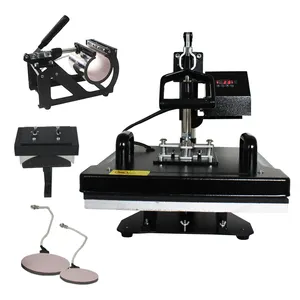 Auplex 5In1 Transferpresse Maschine CE SGS genehmigt 4in1 5in1 6in1 7in1 8in1 multifunktionale heizung A3 größe kombinierter hitzepresse maschine