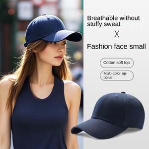 Gorra de béisbol para hombre y mujer, sombrero con <span class=keywords><strong>lengua</strong></span> de pato, ala ancha, circunferencia de la cabeza grande, sombrero parasol, selección estricta, formulación, logotipo pequeño - Product Image 2