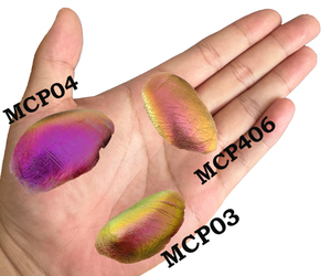 Polvo de pigmento de camaleón, polvo de caramelo que cambia de Color con purpurina para pintura, <span class=keywords><strong>resina</strong></span>, sombra de ojos, suministros de maquillaje, muestra gratis Mcess - Product Image 1