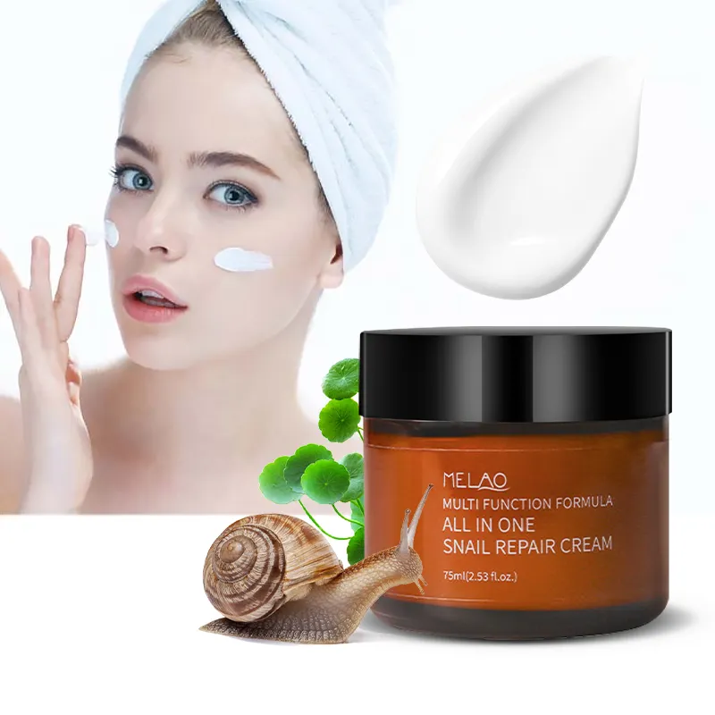 Best Seller MELAO Brand Cosmetics Cream cura della pelle sbiancante nutriente naturale Anti invecchiamento riparazione della pelle crema di lumaca al collagene