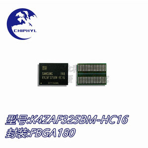 Chip de Memoria Samsung K4ZAF325BM-HC16 GDDR6 FBGA180, Memoria de Computadora, Interfaz SPI, Origen Corea del Sur - Product Image 3