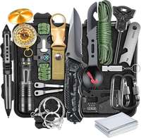 Kit de survie professionnel pour le plein air, matériel de premiers secours, outils tactiques de randonnée et de sauvetage d'urgence