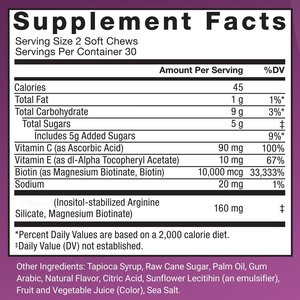 <span class=keywords><strong>วิตามิน</strong></span>ออร์แกนิกแบบกัมมี่สำหรับการเจริญเติบโตของเส้นผม สำหรับผู้ใหญ่ ทั้งผู้หญิงและผู้ชาย 10000MCG ไบโอติน ช่วยให้ผมหนาขึ้น แข็งแรงขึ้น และดกดำขึ้น - Product Image 4