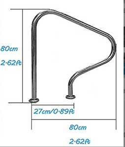 Offre Spéciale échelle de <span class=keywords><strong>piscine</strong></span> à bride Échelles en acier inoxydable Main courante d'échelle de <span class=keywords><strong>piscine</strong></span> <span class=keywords><strong>hors</strong></span> <span class=keywords><strong>sol</strong></span> - Product Image 1