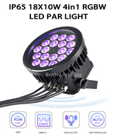 Projecteur LED d'extérieur Bothlighting IP65 18x10W RGBW 4-en-1 à effets DMX512 pour discothèques, clubs et scènes