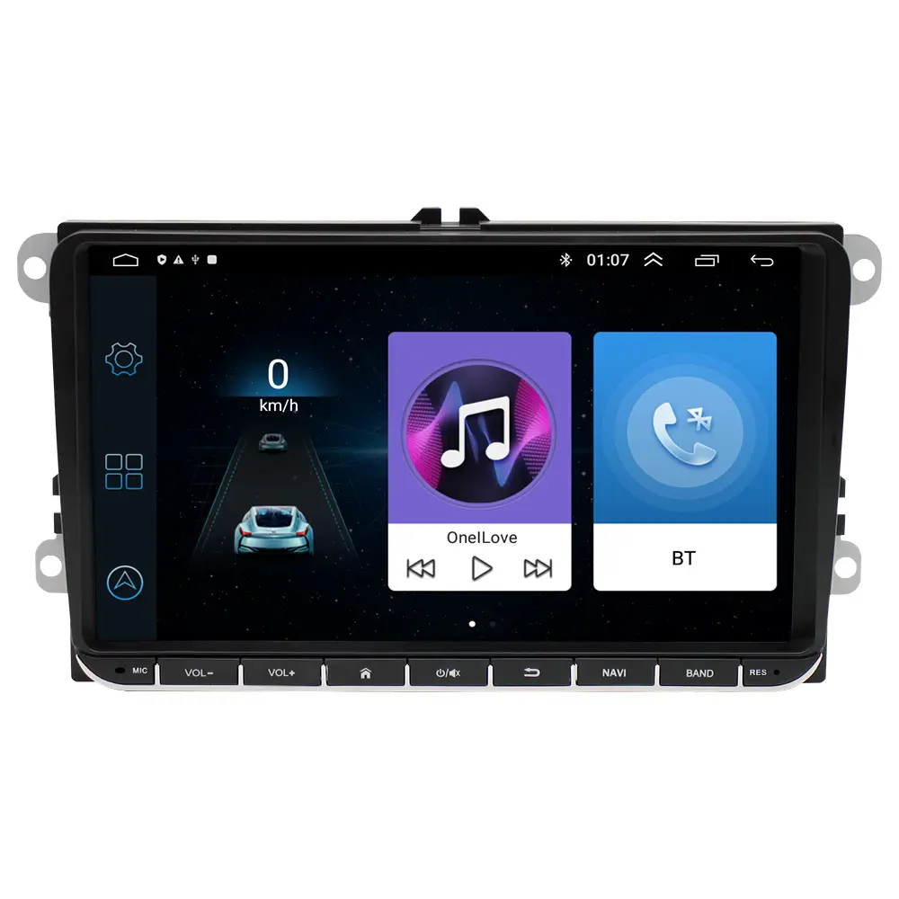 Radio android 2 din 9 pouces avec lecteur multimédia vidéo stéréo pour Jetta/gof/POLO/Passat/Bora/Magotan/Sagitar/Tiguan