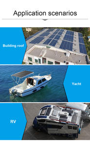 Paneles Solares Semiflexibles de 110W 18.5V con Celdas ETFE Sunpower para Cargar Baterías en Embarcaciones, Yates, Autocaravanas, Barcos y RVs - Product Image 6