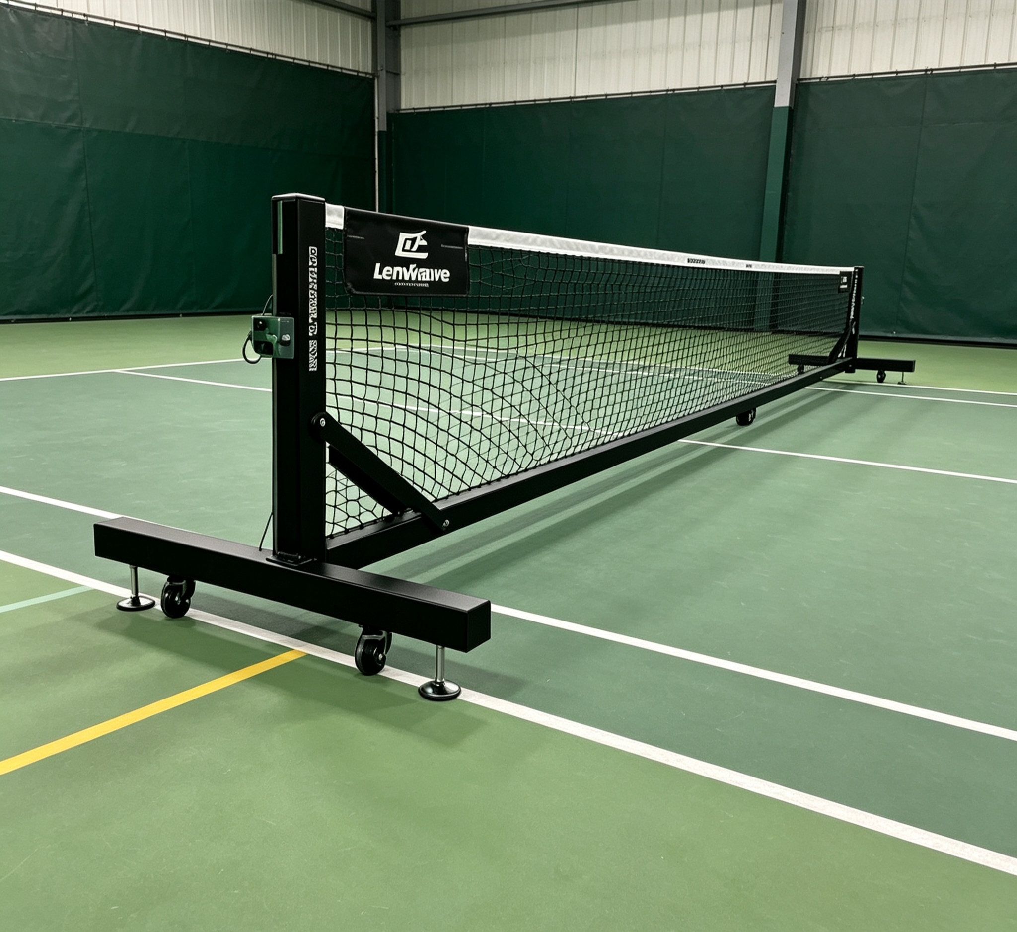 Freestanding Mobile Portable Pickleball Net System with Carry Bag for Outdoor Court
