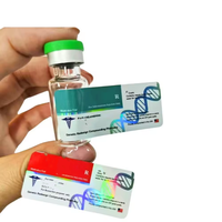 Étiquette de flacon de peptides holographique personnalisée de haute qualité 3 ml 10 ml pour flacons en verre de 2 ml 3 ml 5 ml 10 ml