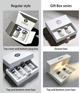 맞춤형 무균 펩타이드 포장 상자 의료 용품 종이 상자 골판지 플립 커버 상자 재활용 소재 스팟 UV 핫 - Product Image 2