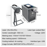 Mesin Penanda Laser Portabel Berkecepatan Tinggi untuk Jalur Produksi Industri Pencetakan Kode Tanggal Otomatis.