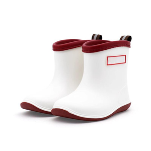 Bottes de pluie imperméables en PVC pour enfants, filles et garçons, antidérapantes, mi-mollet, chaussures <span class=keywords><strong>d</strong></span>'<span class=keywords><strong>eau</strong></span> pour bébés - Product Image 3