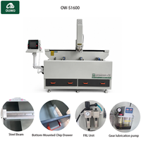 Machine de perçage et de fraisage CNC certifiée CE OUWO pour l'aluminium et le PVC, machine de découpe pour la fabrication de fenêtres pour les usines de murs-rideaux