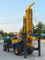 YOULI-300m Foreuse de Puits d'Eau Autopropulsée à Roues, Plateforme de Forage pour Puits d'Eau d'Ingénierie
