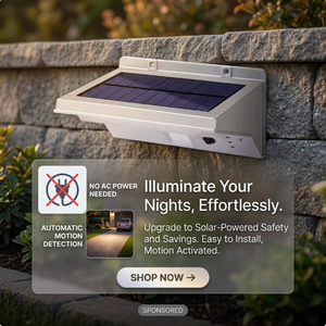 Lámpara de Pared LED <span class=keywords><strong>Solar</strong></span> con Sensor de Movimiento, Lámpara de Pared Exterior de Acero Inoxidable para Terrazas, Cercas y Patios - Product Image 2