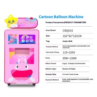 Máquina Expendedora de Globos para Parques de Atracciones de Automatización Inteligente, Pantalla Táctil de 21.5 Pulgadas, Compresor de Refrigeración, Gráficos Personalizados, Rosa 1