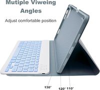 Nouvelle coque de clavier pour tablette 6/6 Pro, protection antichoc en TPU, coque arrière pleine taille, ultra-fine, rétroéclairage 7-RGB, USB-C