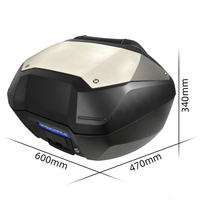 Top Case Arrière Étanche SPD PP 50L Grande Capacité pour Moto Honda Forza 750 NSS750 – Rétrofit/Amélioration