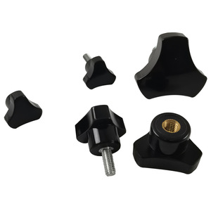 Triangle Handle Bakelite Black Mechanical Knob For Equipment Switch General Accessories Part Number 203 - Product Image 1