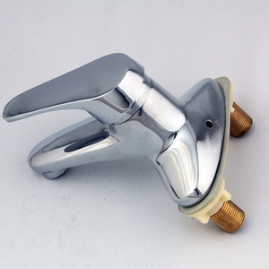 Rubinetto Moderno Monocomando per <span class=keywords><strong>Lavabo</strong></span> Bagno, Nuovo <span class=keywords><strong>Miscelatore</strong></span> Doppio <span class=keywords><strong>con</strong></span> Valvola in Ceramica, Leva Singola - Product Image 4