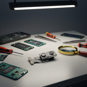 Module de caméra arrière 12MP d'origine avec grand angle pour iPhone 11 A2221 - Product Image 3