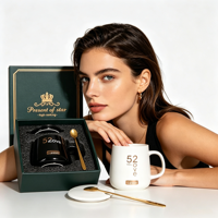 Tasse à café en céramique personnalisée Cadeau de bureau Vente en gros de souvenirs de mariage Cadeaux de fête Ensemble de cadeaux promotionnels d'affaires pour la maison