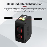 Capteur photoélectrique laser à faisceau traversant DASS DS-GT31 de haute précision, portée 30m, IP67, temps de réponse 1ms, 12-24V DC, vente en gros