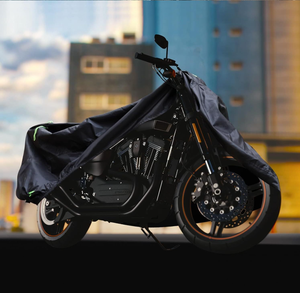 Housse de moto personnalisable toutes saisons, durable, en Oxford imperméable, protection solaire extérieure avec sac de rangement taille XL, protection contre la poussière - Product Image 5