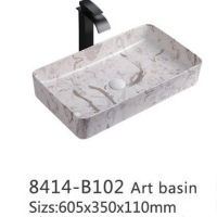 <span class=keywords><strong>Lavabo</strong></span> de Sobremesa Ultrafino Moderno y Sencillo con Impresión por Transferencia de Agua, Sin Orificios, Personalización de Logotipo para Baño o Balcón - Product Image 2