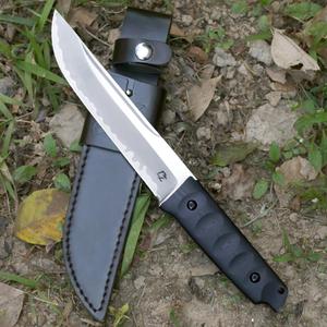 Couteau à lame fixe KIRISHIMA pour la survie en plein air, le camping et la chasse - Acier inoxydable avec manche G10, personnalisable OEM - Product Image 5