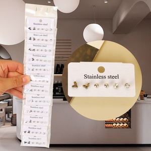 ต่างหูสแตนเลสทรงดาว 7 คู่ ชุดของขวัญสำหรับผู้หญิงในวันเกิด - Product Image 4