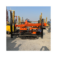 Prix Compétitif – Engin de Forage de Puits d'Eau sur Remorque pour Tracteur 180 d'Occasion – Composants Clés : Roulements, Diesel 55kW, Forage jusqu'à 180m de Profondeur