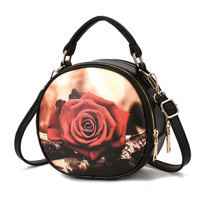 Hot Selling Wholesale Fashion Trendy Designer Ladies Flower Handbags Pu Leather Women's Luxury <b>Bags</b> for Women - Product Image 1
