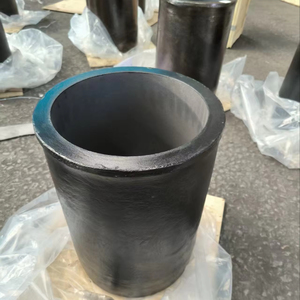 <span class=keywords><strong>Creuset</strong></span> en carbure de silicium pour la fusion du cuivre, de l'aluminium, du fer et de l'acier avec une résistance élevée aux températures - Product Image 1