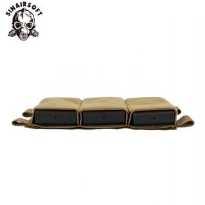 เสื้อกั๊กยุทธวิธี SINAIRSOFT พร้อมช่องใส่แม็กกาซีนสามช่อง แผงติดแบบ Hook Loop สำหรับแม็กกาซีนขนาด 5.56 และ 7.62  ชุดอุปกรณ์พกพาที่หน้าอก และแผ่นป้ายยุทธวิธี - Product Image 5