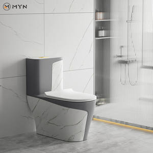 Inodoro <span class=keywords><strong>de</strong></span> Mármol Color Gris Metálico, Tendencia en eBay y <span class=keywords><strong>NetFlix</strong></span>, con Sifón en Forma <span class=keywords><strong>de</strong></span> S o P, Venta al Por Mayor - Product Image 5