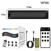 Nouveau panneau de pixels LED Hilmo, matrice, DIY, RGB, animation personnalisée, programmable, logo publicitaire pour voiture, camion, lumière, contrôle par application, yeux de démon