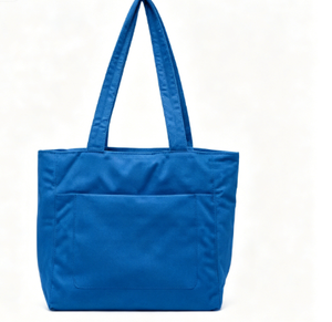 Solid Color Polyester <b>Handbag</b> 2026 New Trending Tote Bag for Female Students Large Capacity Single Shoulder Zipper - Product Image 2