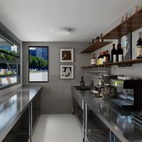 Vorgefertigtes Maßgeschneidertes Stahl-Containerhaus für Fast-Food-Bar Restaurant Modernes Design Mobiles Versandcontainerhaus Anpassbare Farbe und Größe