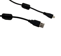 Câble USB Micro 5 broches de haute qualité d'origine d'usine, câble USB pour téléphone mobile Android avec deux ferrites