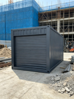 Casa Contenedor Modular Prefabricada, Estructura de Acero Transpirable, Unidad de Almacenamiento Multiusos, Certificación CE, Personalizable