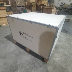 <b>Wooden</b> <b>Crate</b> Plywood 100x100x100cm Steel Edging General Packaging Box Export Use Fumigation Free Logistics Express Delivery - Product Image 2