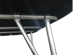 T-top universel pour bateau, T-top et tour de ponton en aluminium avec cadre noir enduit - Product Image 6