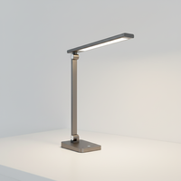 Lampe de bureau LED dimmable 18W avec bras réglable, lumière d'étude moderne pour enfants, protection des yeux et minuterie, lampe de lecture 3 couleurs