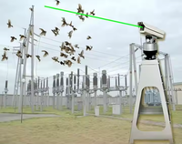 Intelligent AI Haute Efficacité Laser Oiseau Dissuasion Antiparasitaire Défense Longue Distance Grande Couverture pour Oiseaux Pigeons Animal Repeller Machine
