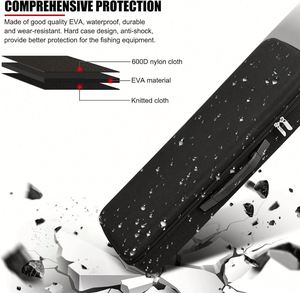 Bolsa de Pesca EVA, Nueva Funda Portátil Impermeable para Cañas de Pescar, Estuche de Transporte para Almacenamiento de Herramientas de Pesca - Product Image 4