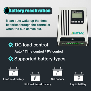 Bộ điều khiển sạc năng lượng mặt trời MPPT 12V/24V/48V 55A 50AMP MPPT với điện áp PV tối đa 150V - Product Image 5